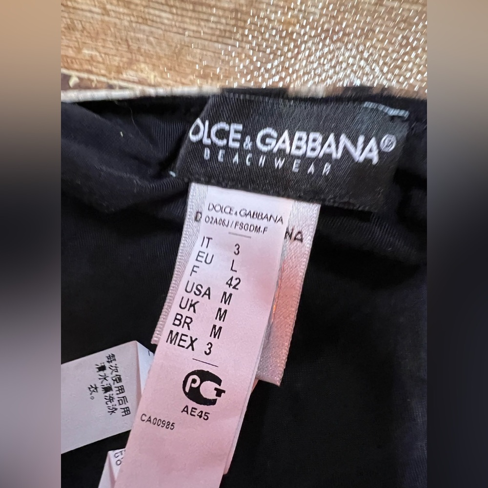 NWT Dolce & Gabbana Leopard-print tie bikini bottoms - Picture 7 of 7